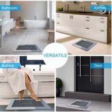 Su Emici Paspas Şık Tasarım Abdest Paspası Kaymaz Taban 40*60 cm Kare Paspas