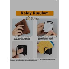 2 Adet Bulaşık Süngeri Tutacağı Yapışkanlı Paslanmaz Çelik Bulaşık Sünger Tutucu Çok Amaçlı Askı