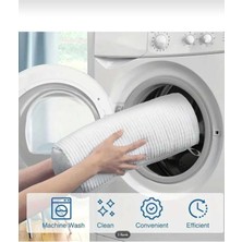 Ayakkabı Yıkama Çantası Özel Makarna Kumaş Fermuarlı Büyük Boy Mikrofiber Beyaz Renk