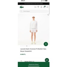 Lcst Oversize Beyaz Sweatshirt