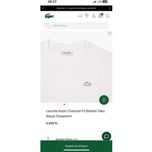 Lcst Oversize Beyaz Sweatshirt