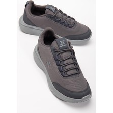 Erkek Spor Ayakkabı Füme Anorak Bağcıklı Faylon Taban