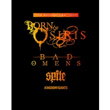 Born Of Osiris Simulation American Tour Büyük Sırt Patch Yama