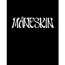 Maneskin Yazı Büyük Sırt Patch Yama