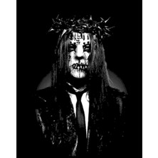 Slipknot Joey Jordison Portre Büyük Sırt Patch Yama