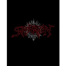 Suffocation Yazılı Logo Siyah Büyük Sırt Patch Yama