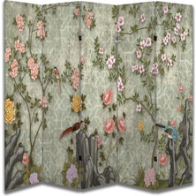 Doğa Temalı Özel Tasarım Paravan Room Divider 180 x 200 cm