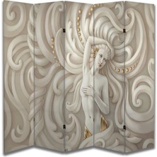 Insan Temalı Özel Tasarım Paravan Room Divider 180 x 200 cm