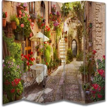 Manzara Temalı Özel Tasarım Paravan Room Divider 180 x 200 cm