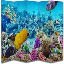 Doğa Temalı Özel Tasarım Paravan Room Divider 180 x 200 cm