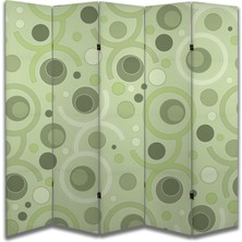Motifli Özel Tasarım Paravan Room Divider 180 x 200 cm