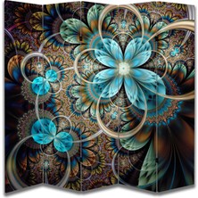 Motifli Özel Tasarım Paravan Room Divider 180 x 200 cm
