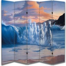 Manzara Temalı Özel Tasarım Paravan Room Divider 180 x 200 cm