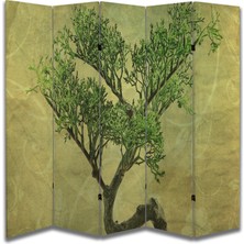 Doğa Temalı Özel Tasarım Paravan Room Divider 180 x 200 cm