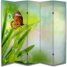 Doğa Temalı Özel Tasarım Paravan Room Divider 180 x 200 cm