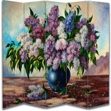 Doğa Temalı Özel Tasarım Paravan Room Divider 180 x 200 cm