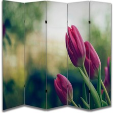 Doğa Temalı Özel Tasarım Paravan Room Divider 180 x 200 cm
