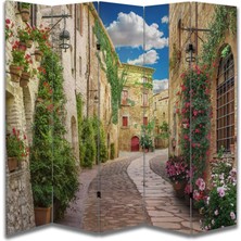 Manzara Temalı Özel Tasarım Paravan Room Divider 180 x 200 cm