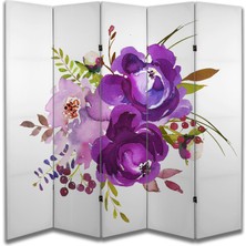 Doğa Temalı Özel Tasarım Paravan Room Divider 180 x 200 cm