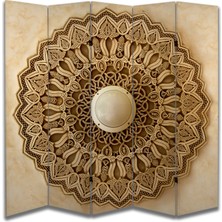Motifli Özel Tasarım Paravan Room Divider 180 x 200 cm