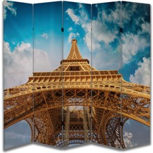 Şehir Temalı Özel Tasarım Paravan Room Divider 180 x 200 cm