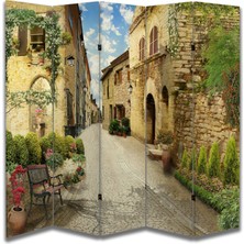 Manzara Temalı Özel Tasarım Paravan Room Divider 180 x 200 cm
