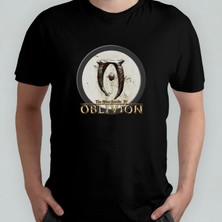 Pixxa The Elder Scrolls Oblivion Unisex %100 Pamuklu Bisiklet Yaka T-Shirt Model 2