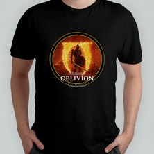 Pixxa The Elder Scrolls Oblivion Unisex %100 Pamuklu Bisiklet Yaka T-Shirt Model 1