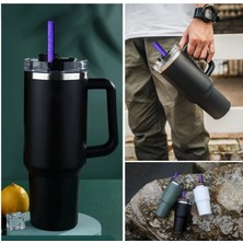 1 Adet  Stanley 40/30 Oz Tumb. Termos Için Renkli Parıltılı Yedek Pipet, 30,48  cm  Boy / 9,5 mm  Çap