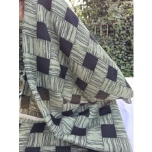 Barkod Desen Viskon Kumaş 150 x 100 (Likrasız)