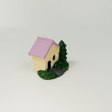 Çam Ağaçlı Ev - Teraryum Mazlemesi - Pembe