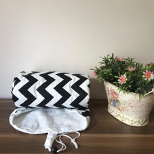 Ütü Masası Kılıfı Büyük Boy Ipli Stoperli Keçeli Kılıfı Örtüsü Bezi 55X140CM Zebra