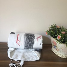 Asev Home Ütü Masası Kılıfı Büyük Boy İpli Stoperli Keçeli Kılıfı Örtüsü Bezi 55 x 140 cm Istanbul