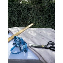 Nakışlı Keten Kumaş 150 x 100