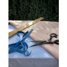 Nakışlı Keten Kumaş 150 x 100