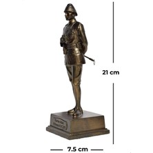 Biblosam Kurmay Albay Atatürk Heykeli Biblo - Büyük Boy (21 cm)