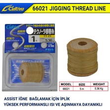 Cultiva 66021 Jıggıng Thread Lıne 50M Brown