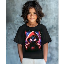 Çocuk T-Shirt Spiderman-Örümcek Adam Baskılı T-Shirt-Pamuklu Yaz T-Shirt-Digital Baskılı Çocuk T-Shirt