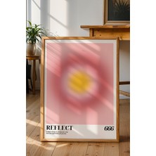 Pastel Renkli Aura Poster - 666 Angel Number Spiritüel Enerji Duvar Dekoru - Modern Çerçevesiz Baskı