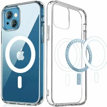 IPhone 15 Magsafe Özellikli Şeffaf Renkli Koruyucu Kılıf