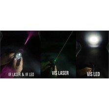 Mawl-C1+ Metal Kasa -Fener Yeşil Lazer