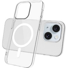 IPhone 15MAGSAFE Özellikli Şeffaf Kılıf