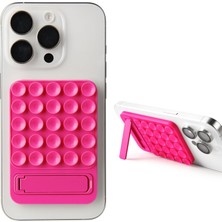 Teleplus Apple iPhone 16 Pro Vantuzlu Yapışkanlı Standlı Tutucu