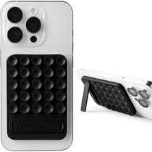 Teleplus Apple iPhone 14 Vantuzlu Yapışkanlı Standlı Tutucu