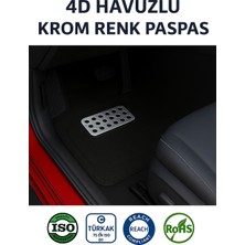 Mercedes G500 Hasırlı 4d Havuzlu Krom Oto Paspası