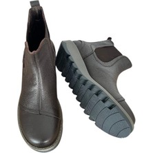 Freefoot Zey-5036   Deri Kadın Bot - Acı Kahve