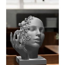 Dekoratif Sanat Objeleri, Modern Estetik 3D Yüz Heykeli