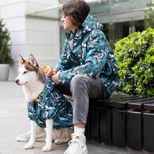 Aqua Black Içi Polarlı Su Geçirmez Köpek Yağmurluğu