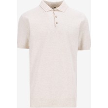 Jeep Polo Yaka Relaxed Melanj Bej Melanj Erkek Kazak J5SM-KZK7244