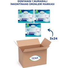 Tena Slip Maxi Bel Bantlı Hasta Bezi, En Büyük Boy (Xl), 8 Damla, 24'Lü 3 Paket 72 Adet
